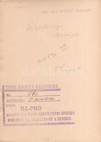 cca 1930-1940 Kinszki Imre (1901-1945): Feketerigó a Városligetben, pecséttel jelzett, feliratozott ...