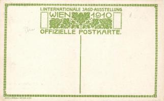 1910 Vienna, Wien; I. Internationale Jagd Ausstellung, Hohenlohe / international hunting exhibition ...