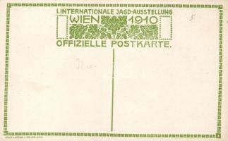 1910 Vienna, Wien; I. Internationale Jagd Ausstellung, Kaiserliches Jagdschloss Mürzsteg / internati...