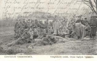 Varannó, Orosz foglyok, Spira Ábrahám kiadása / Russian prisoners, soldiers (fl)