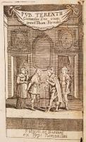 Publius Terentius Afer (Publio Terenzio Afro).
Publii Terentii Carthaginiensis Afri Comoediae sex, c...