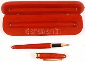 Fa töltőtollkészlet / Wood fountain-pen