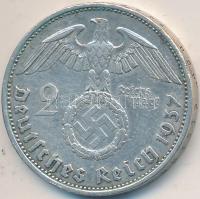 Német 3. Birodalom 1937A 2M Ag "Hindenburg" T:2-
German Third Reich 1937A 2 Marks Ag &quot...