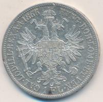 Ausztria 1866A 1Fl Ag "Ferenc József" T:2,2- Austria 1866A 1 Florin Ag "Franz Joseph" C:aXF Krause KM# 2220