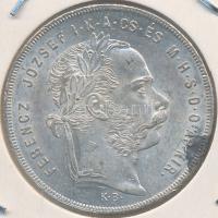 1876KB 1Ft Ag "Ferenc József / Középcímer" Körmöcbánya T:2
Hungary 1876KB 1 Forint Ag &quo...