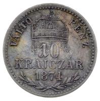 1874KB 10Kr Ag "Ferenc József" T:2
Hungary 1874KB 10 Kreuzer Ag "Franz Joseph" C...
