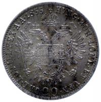 1855E 20Kr Ag "Ferenc József" T:2 karc
Hungary 1855E 20 Kreuzer Ag "Franz Joseph&quot...