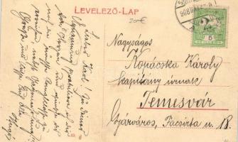 Szatmárnémeti, Deák tér, székesegyház, Szatmári bank / Deák square, cathedral, county savings bank