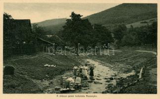 Rozsnyó, Drázus patak torkolata, Falvi Jenő kiadása / creek