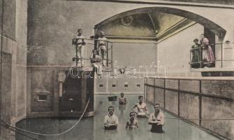 Pöstyén, iszap fürdő; Kohn Bernát kiadása / spa interior