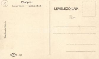 Pöstyén, iszap fürdő; Kohn Bernát kiadása / spa interior