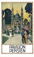 1910 Vienna, Wien; I. Internationale Jagd Ausstellung, Pavillon Persien / international hunting exhibition, Persian pavilion s: H. Kalmsteiner