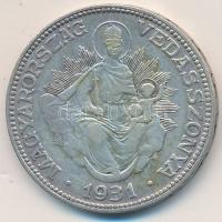 1931. 2P Ag "Madonna" T:3
Unger: 1511., Adamo P7