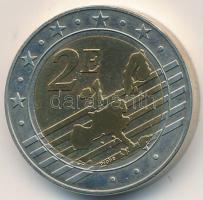 Németország 2006. 2&#8364; "Futball Világbajnokság" bimetal "Próbaveret" T:1- Germany 2006. 2 Euro "Futball World Championship" Bimetal "SPECIMEN - PROBE" C:Au