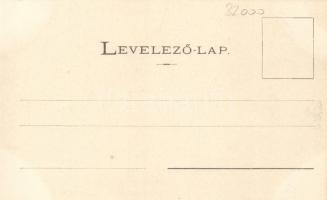 Lugos, Izraelita templom, Bäumel Steiner üzlete / synagogue, shop (vágott / cut)