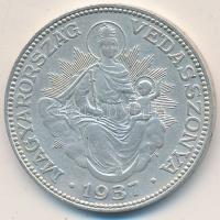 1937. 2P Ag "Madonna" T:2-
Adamo P7