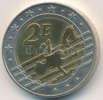 Németország 2006. 2 "Futball Világbajnokság" bimetal "Próbaveret" T:1- Germany 2006. 2 Euro "Futball World Championship" Bimetal "SPECIMEN - PROBE" C:Au