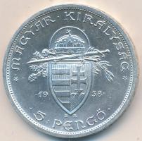 1938. 5P Ag "Szent István" T:2