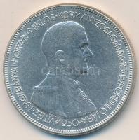 1930. 5P Ag "Horthy-jobbra" T:2-
Adamo P8