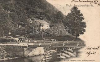 Besztercebánya, Urpín, híd, Ivánszky Elek kiadása / mountain, bridge (fl)