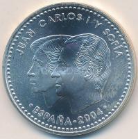 Spanyolország 2004. 12€ Ag "Felipe és Letizia házassága" T:BU
Spain 2004. 12 Eur...