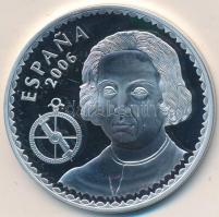 Spanyolország 2006. 10€ Ag "500. évfordulója Kolumbusz halálának - La Santa Maria&quo...