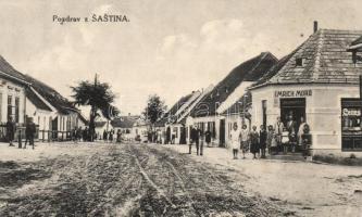 Sasvár, Sastin; Imirch Moro üzlete és kiadása / shop