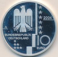 Németország 2004A 10&#8364; Ag "Bauhaus Dessau" T:PP Germany 2004A 10 Euro Ag "Bauhaus Dessau" C:PP