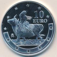 Spanyolország 2003. 10&#8364; Ag "Első évfordulója az Eurónak" T:PP Spain 2003. 10 Euro Ag "First Anniversary of Euro" C:PP Krause KM# 1092