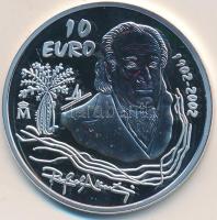 Spanyolország 2002. 10&#8364; Ag "Rafael Alberti születésének 100. évfordulója" T:PP Spain 2002. 10 Euro Ag "100th Anniversary - Birth of Rafael Alberti" C:PP Krause KM# 1088