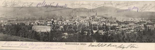 Besztercebánya, Ivánszky Elek kiadása, panoramacard