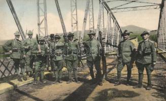 1920 Ipolyszalka, Légionáriusok által elfoglalt vashíd / occupied iron bridge by the legionary
