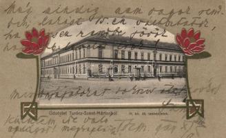 Turócszentmárton, Magyar királyi állami tanintézetek / schools, Art Nouveau (EK)