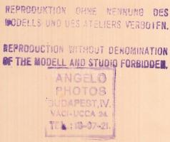 cca 1940 Angelo: Jávor Pál színész műtermi portréja, pecséttel jelzett vintage fotó, 24x15 cm