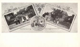 Klosterneuburg, Kierlingerstrasse, Jetiler's Weinhaus, Weingartl / wine house, garden, Art Nouveau  (fl)