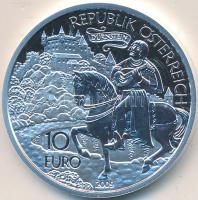 Ausztria 2009. 10&#8364; Ag "Oroszlánszívű Richard Dürnsteinben" T:PP Austria 2009. 10 Euro Ag "Richard the Lionheart in Dürnstein" C:PP