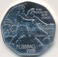 Ausztria 2008. 5€ Ag "Futball" T:BU 
Austria 2008. 5 Euro Ag "Football&quot...