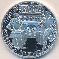 Ausztria 2002. 20&#8364; Ag "I. Ferdinánd" T:PP Austria 2002. 20 Euro Ag "Ferdinand I" C:PP