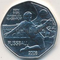 Ausztria 2008. 5€ Ag "Futball" T:BU 
Austria 2008. 5 Euro Ag "Football&quot...