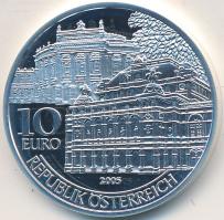 Ausztria 2005. 10&#8364; Ag "A Várszínház és Opera újranyitása" T:PP 
Austria 2005. 10...