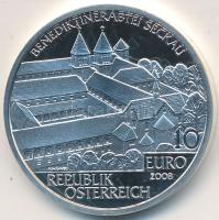 Ausztria 2008. 10&#8364; Ag "Seckau Apátság" T:PP  Austria 2008. 10 Euro Ag "Seckau Benedict Abbey" C:PP Krause KM# 3162