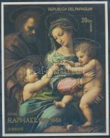 500 éve született Raffaello blokk, 500th anniversary of Raffaello's birth block