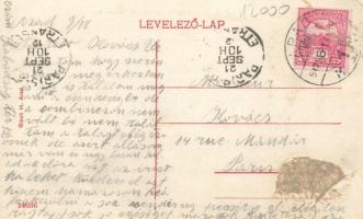 Arad, József főherceg út, autóbusz / street, bus (ragasztónyom / gluemark)