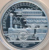 Ausztria 2007. 20 Ag "Osztrák Vasutak - Ferdinánd Császár Északi Vasút" T:PP Austria 2007. 20 Euro Ag "Austrian Railways - Emperor Ferdinand Northern Railway" C:PP