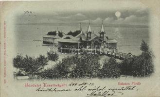 1899 Keszthely, Balaton-fürdő; kiadja Sujánszky József