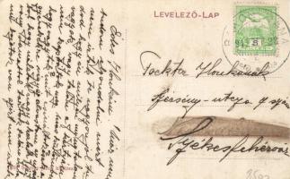 Zirc, pályaudvar, vasútállomás, Scherer János kiadása (fl)