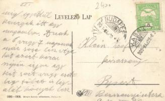 Kassa, Fő utca, Divald Károly kiadása / street