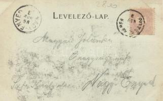 1899 Szászsebes, Mühlbach; Josef Baumann üzlete / shop (fl)