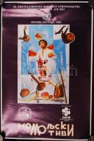 1997 Homolszki Motivi, Kucsevo, orosz nyelvű plakát, tekercsben, 68x45 cm / 1997 Homoljski Motivi, Kucevo, Russian poster, 68x45 cm