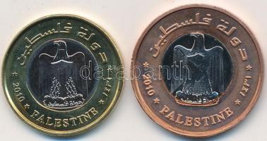 Palesztina 2010. 1D+2D fantáziaveretek T:1
Palestine 2010. 1 Dinar + 2 Dinars fantasy coins C:Unc